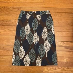 Boden Size 4 Leaf Skirt